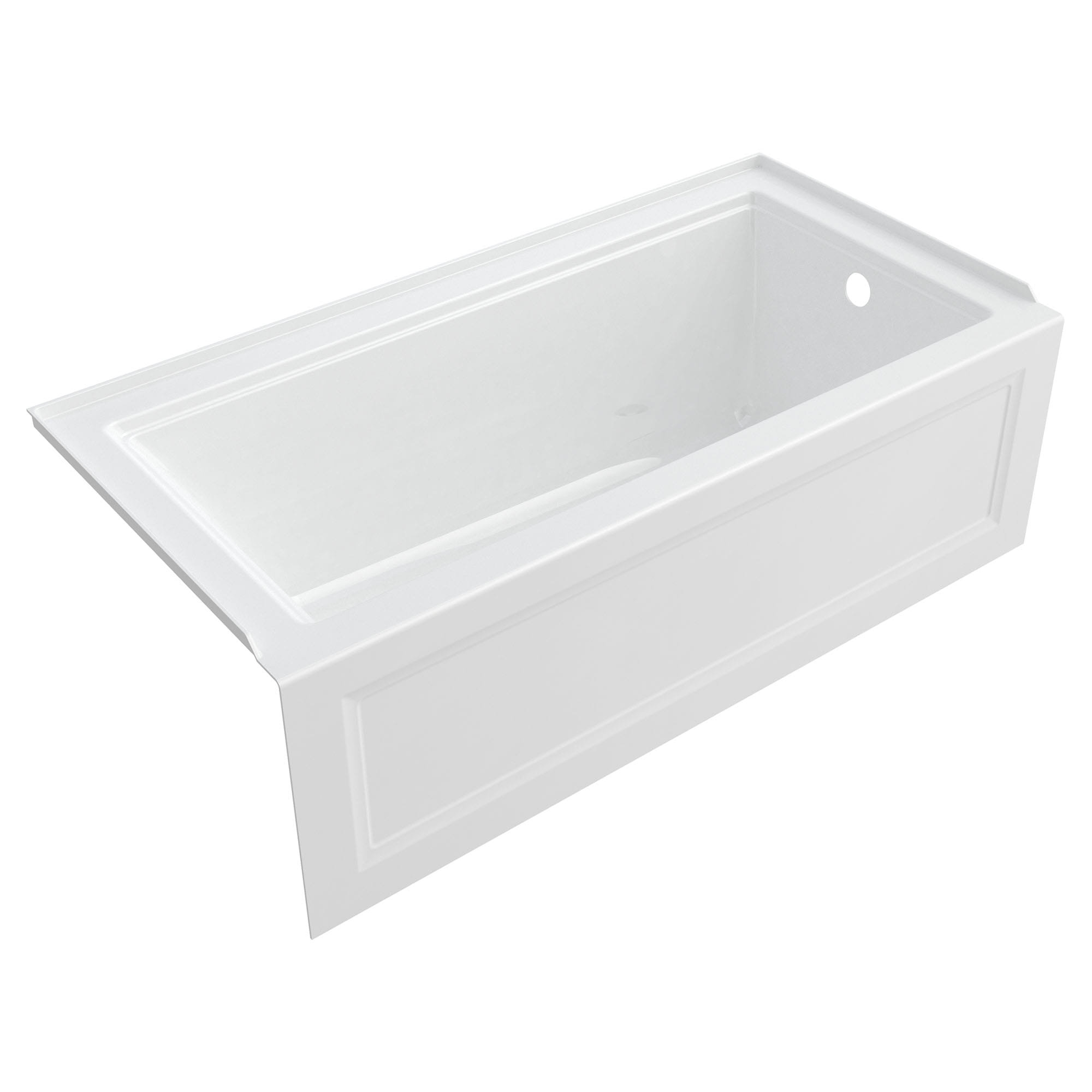 Town Square S 60 x 30 Inch Integral Apron Bathtub With Right Hand Outlet WHITE
